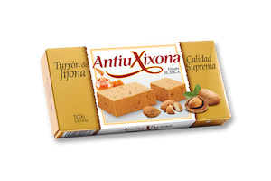 Turrón Jijona Calidad Suprema Etiqueta Blanca 